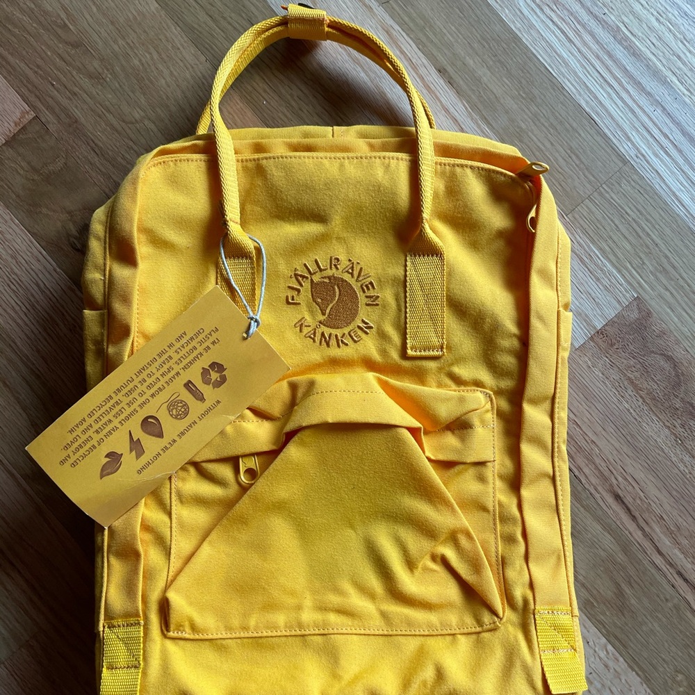 Fjallraven Kanken Re-Kanken Yellow Backpack